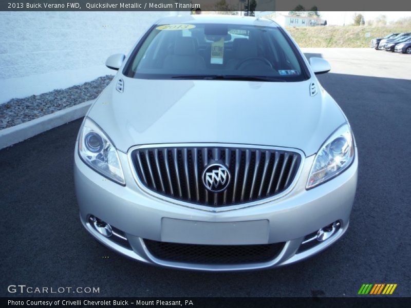 Quicksilver Metallic / Medium Titanium 2013 Buick Verano FWD
