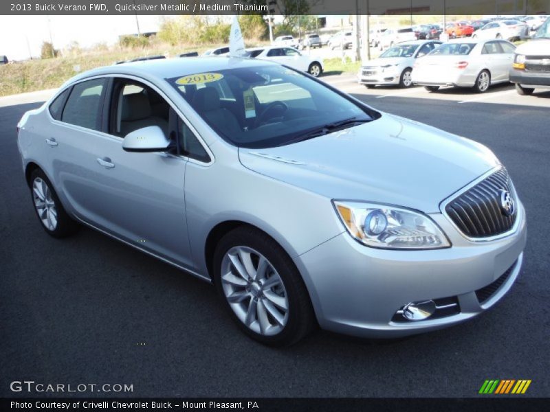 Quicksilver Metallic / Medium Titanium 2013 Buick Verano FWD