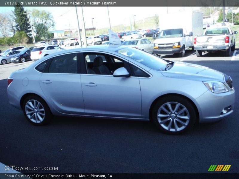 Quicksilver Metallic / Medium Titanium 2013 Buick Verano FWD