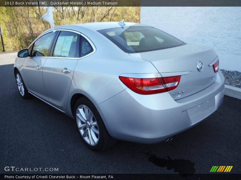 Quicksilver Metallic / Medium Titanium 2013 Buick Verano FWD