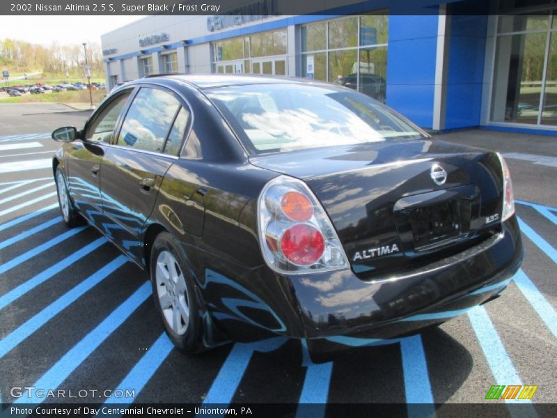 Super Black / Frost Gray 2002 Nissan Altima 2.5 S