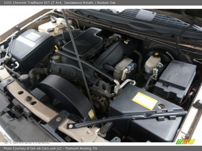 Sandalwood Metallic / Medium Oak 2002 Chevrolet TrailBlazer EXT LT 4x4