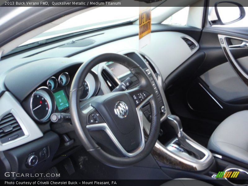 Quicksilver Metallic / Medium Titanium 2013 Buick Verano FWD