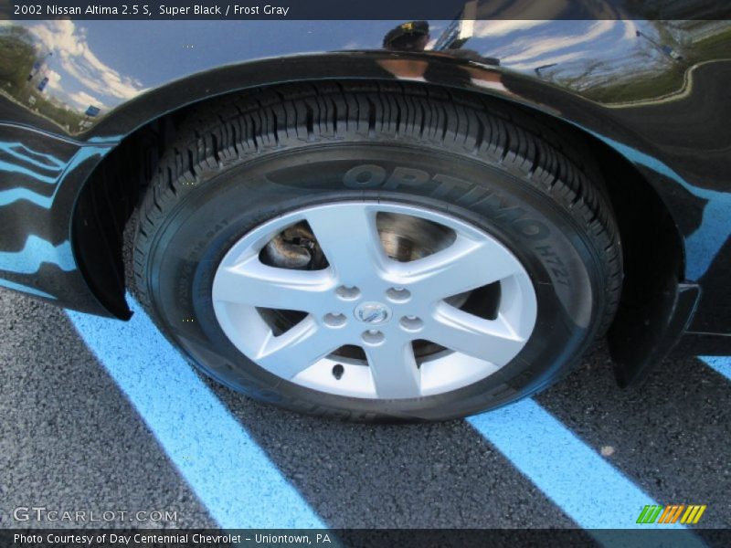 Super Black / Frost Gray 2002 Nissan Altima 2.5 S