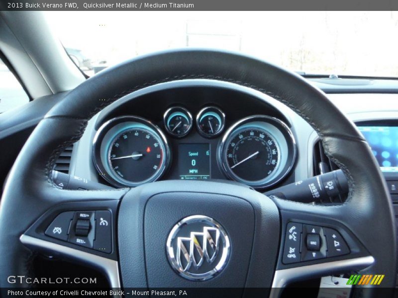 Quicksilver Metallic / Medium Titanium 2013 Buick Verano FWD