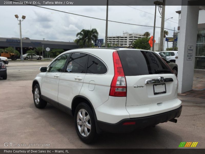 Taffeta White / Gray 2008 Honda CR-V EX-L