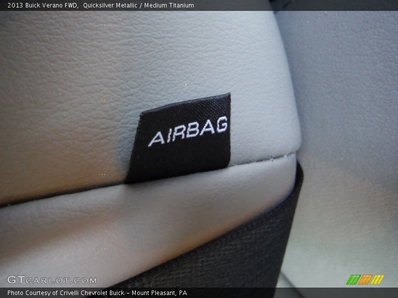 Quicksilver Metallic / Medium Titanium 2013 Buick Verano FWD
