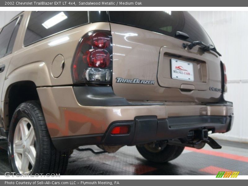 Sandalwood Metallic / Medium Oak 2002 Chevrolet TrailBlazer EXT LT 4x4