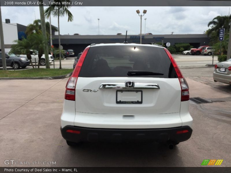 Taffeta White / Gray 2008 Honda CR-V EX-L