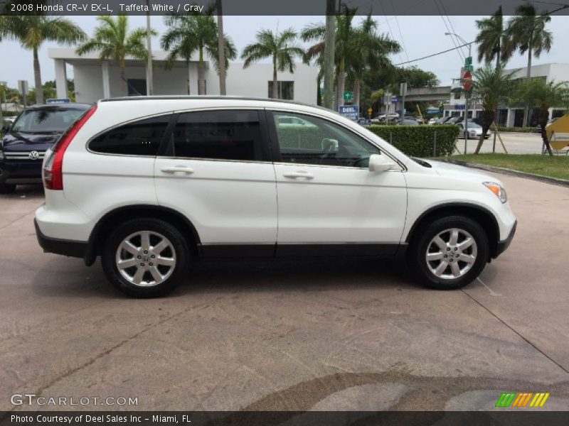 Taffeta White / Gray 2008 Honda CR-V EX-L