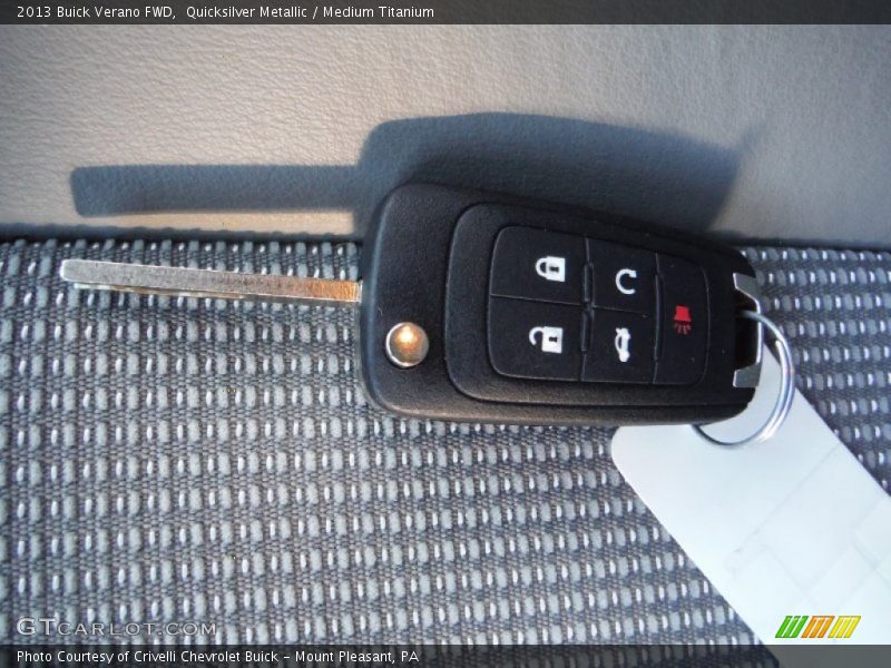 Quicksilver Metallic / Medium Titanium 2013 Buick Verano FWD