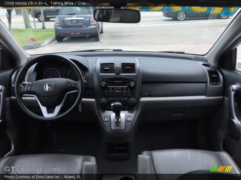 Taffeta White / Gray 2008 Honda CR-V EX-L