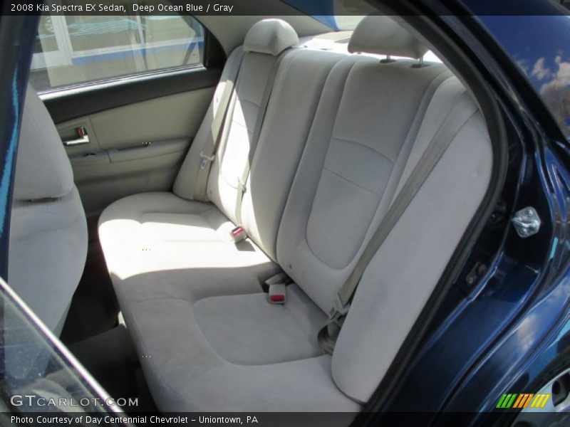 Deep Ocean Blue / Gray 2008 Kia Spectra EX Sedan