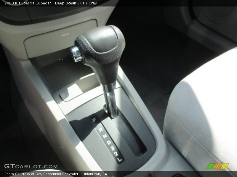 Deep Ocean Blue / Gray 2008 Kia Spectra EX Sedan