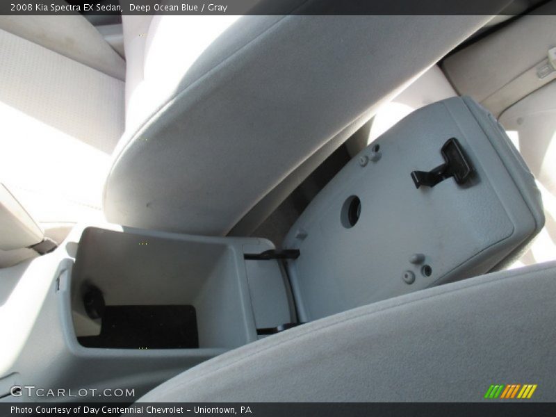 Deep Ocean Blue / Gray 2008 Kia Spectra EX Sedan