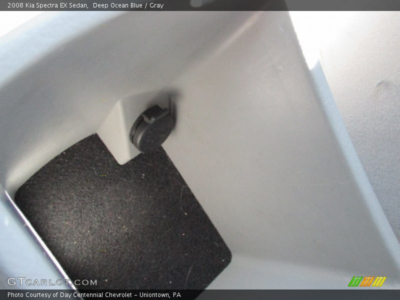 Deep Ocean Blue / Gray 2008 Kia Spectra EX Sedan