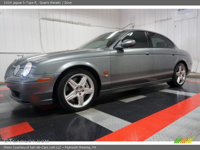 Quartz Metallic / Dove 2004 Jaguar S-Type R
