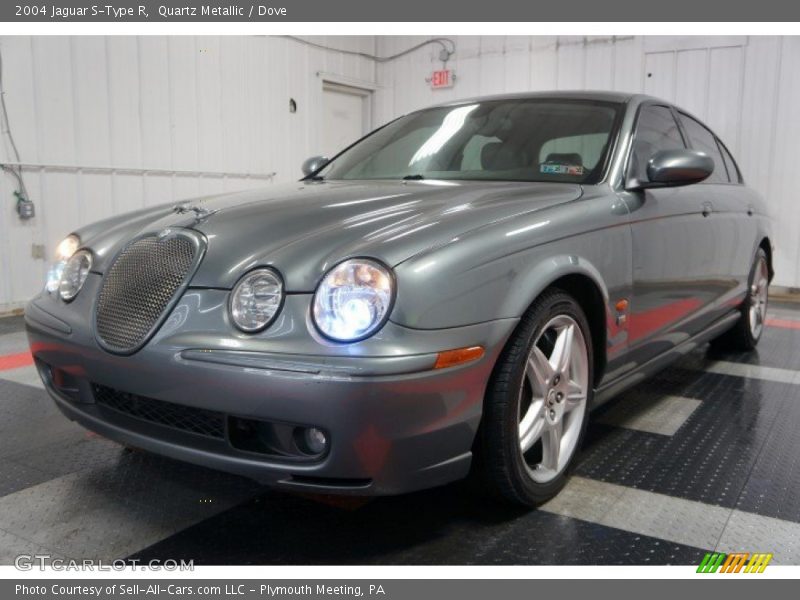 Quartz Metallic / Dove 2004 Jaguar S-Type R