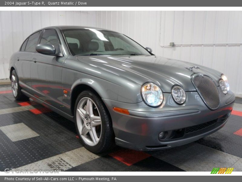 Quartz Metallic / Dove 2004 Jaguar S-Type R