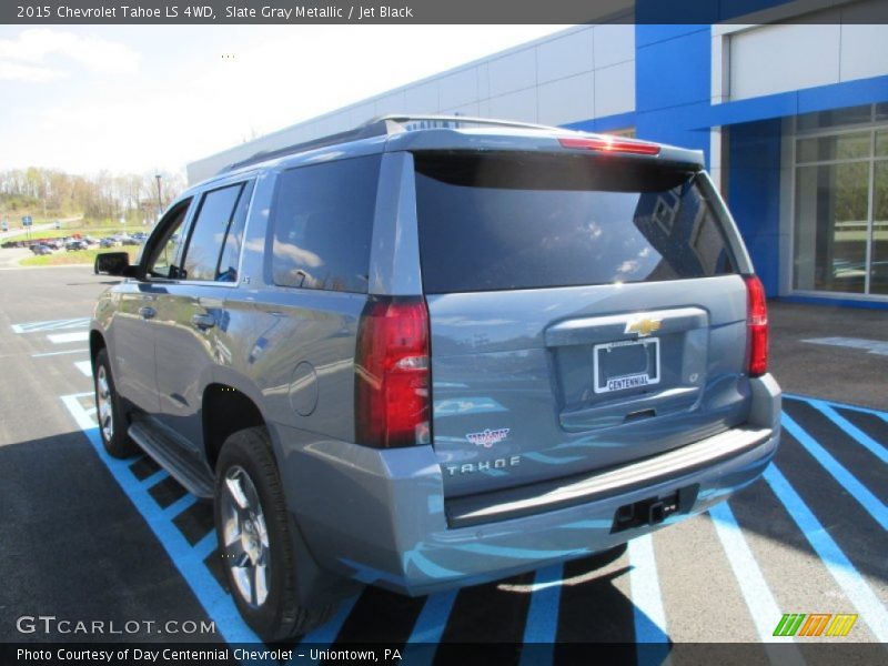 Slate Gray Metallic / Jet Black 2015 Chevrolet Tahoe LS 4WD