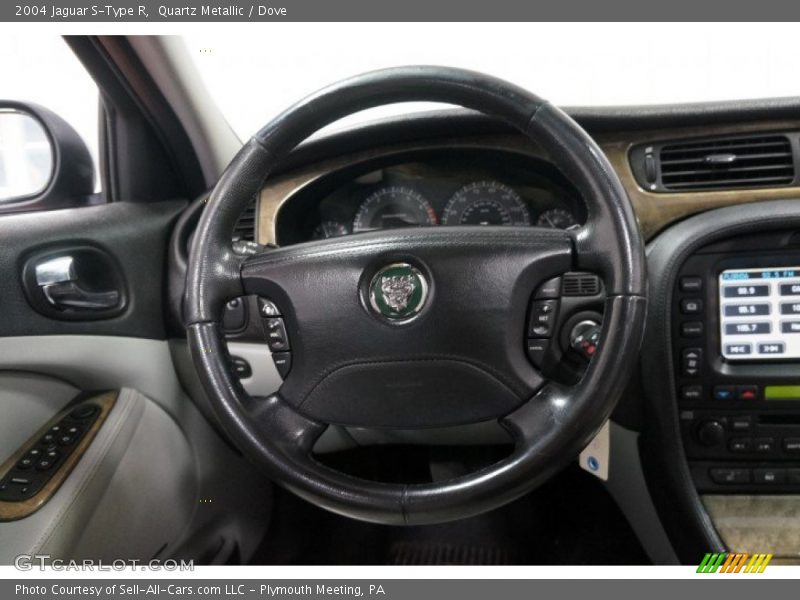 Quartz Metallic / Dove 2004 Jaguar S-Type R