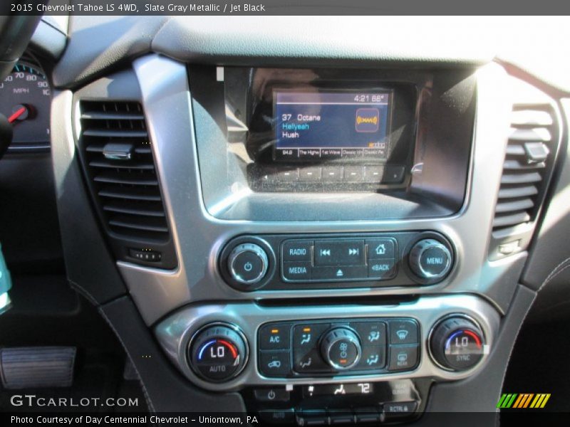 Slate Gray Metallic / Jet Black 2015 Chevrolet Tahoe LS 4WD