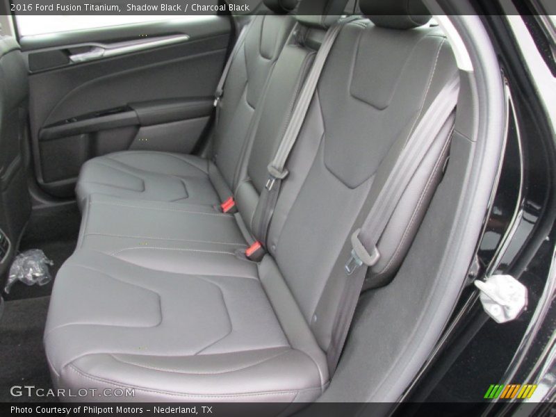 Rear Seat of 2016 Fusion Titanium