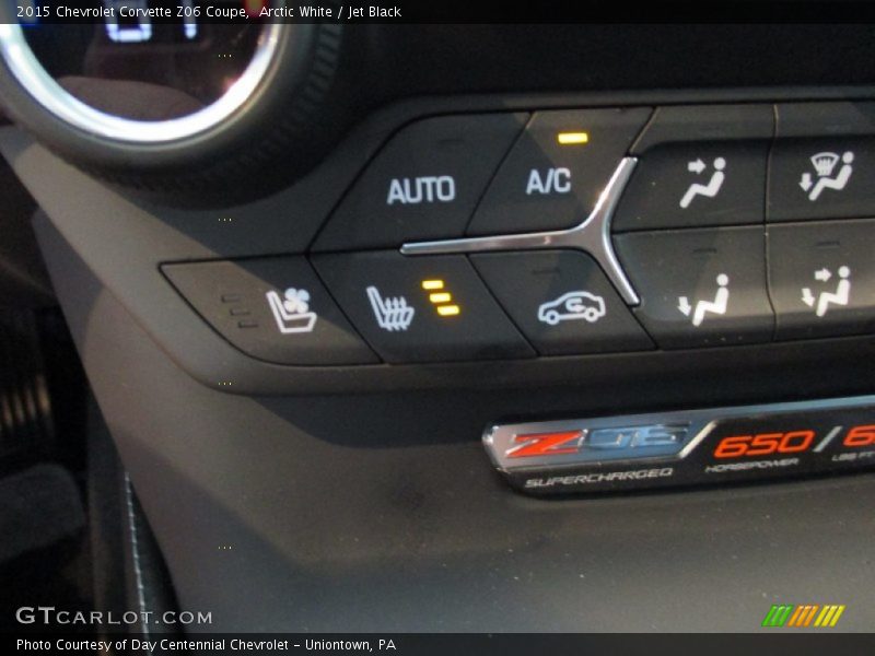 Arctic White / Jet Black 2015 Chevrolet Corvette Z06 Coupe