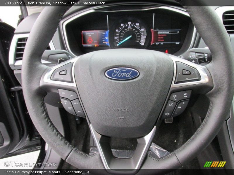  2016 Fusion Titanium Steering Wheel