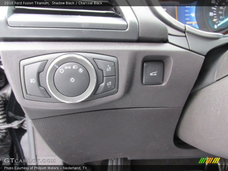 Controls of 2016 Fusion Titanium