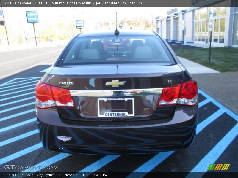 Autumn Bronze Metallic / Jet Black/Medium Titanium 2015 Chevrolet Cruze LT