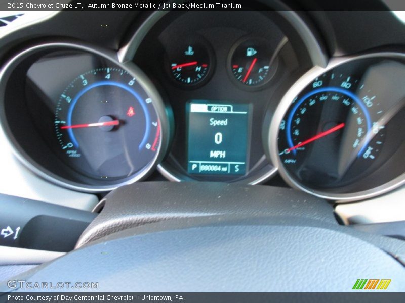 Autumn Bronze Metallic / Jet Black/Medium Titanium 2015 Chevrolet Cruze LT