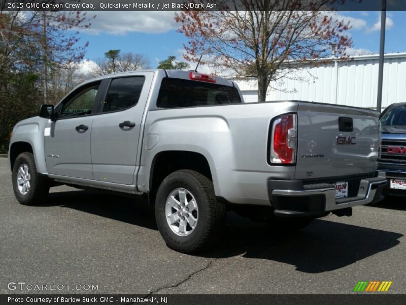 Quicksilver Metallic / Jet Black/Dark Ash 2015 GMC Canyon Crew Cab