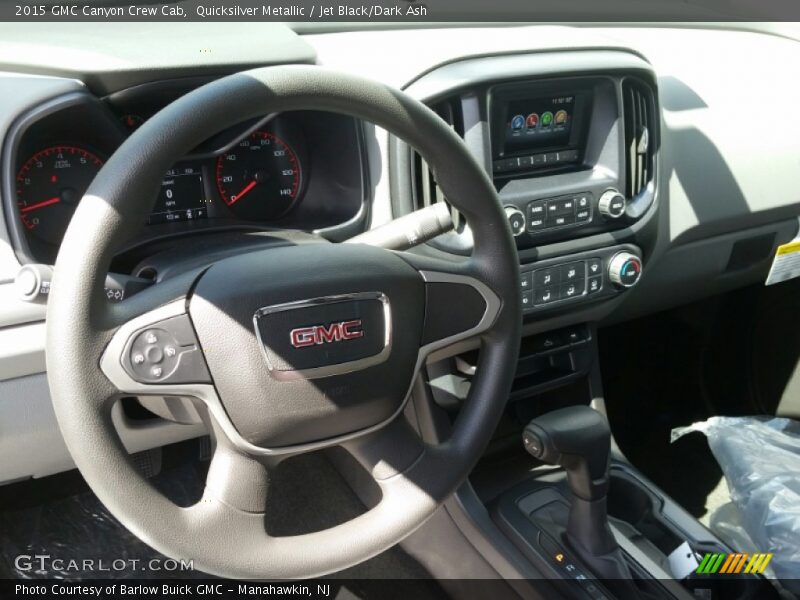 Quicksilver Metallic / Jet Black/Dark Ash 2015 GMC Canyon Crew Cab