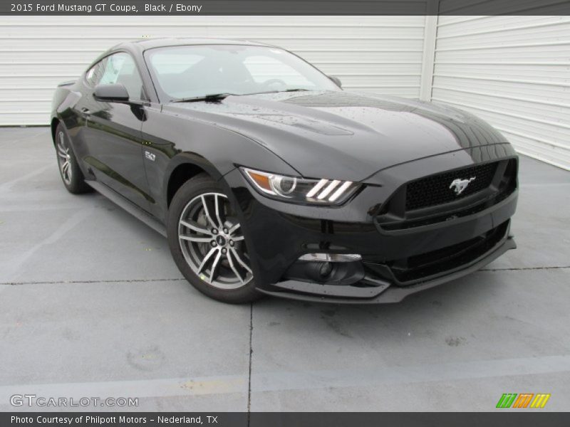 Black / Ebony 2015 Ford Mustang GT Coupe