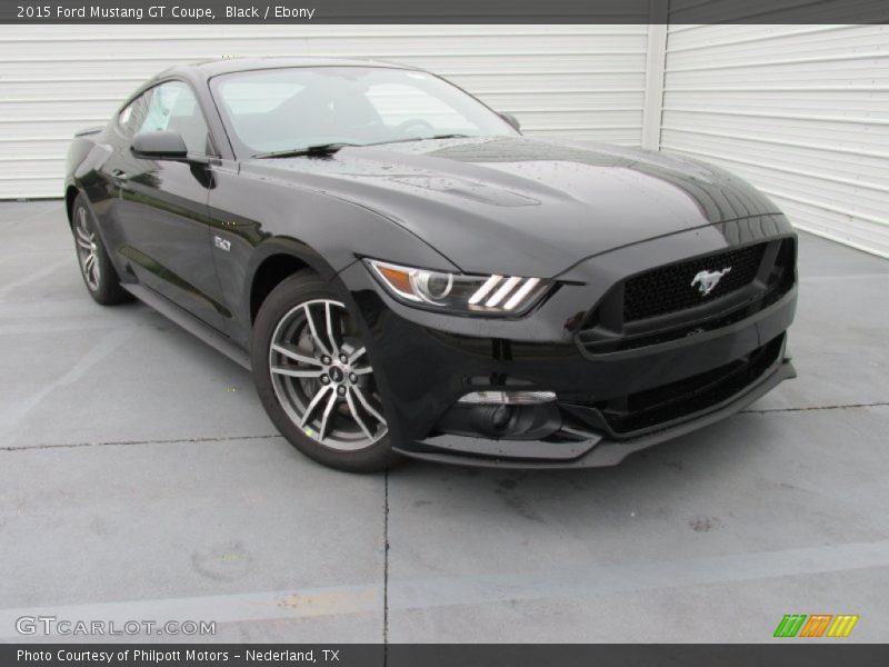 Black / Ebony 2015 Ford Mustang GT Coupe