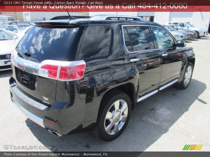 Carbon Black Metallic / Jet Black 2013 GMC Terrain Denali AWD