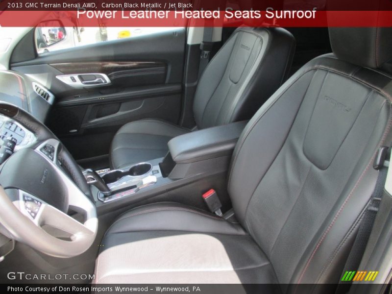 Carbon Black Metallic / Jet Black 2013 GMC Terrain Denali AWD