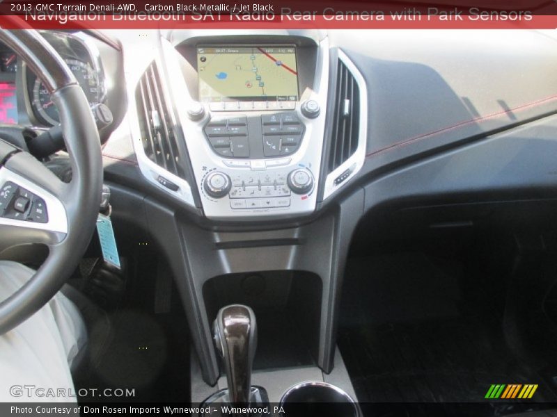Carbon Black Metallic / Jet Black 2013 GMC Terrain Denali AWD