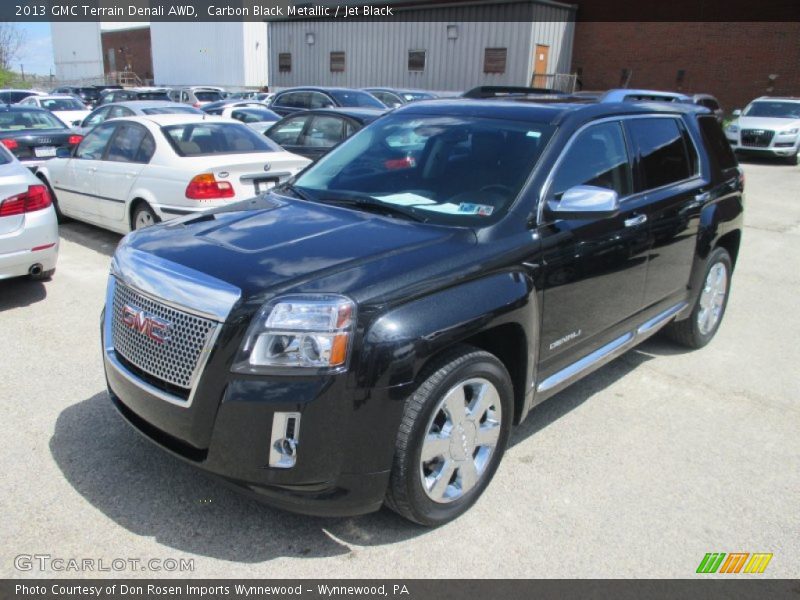 Carbon Black Metallic / Jet Black 2013 GMC Terrain Denali AWD