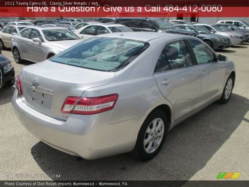 Classic Silver Metallic / Ash 2011 Toyota Camry SE