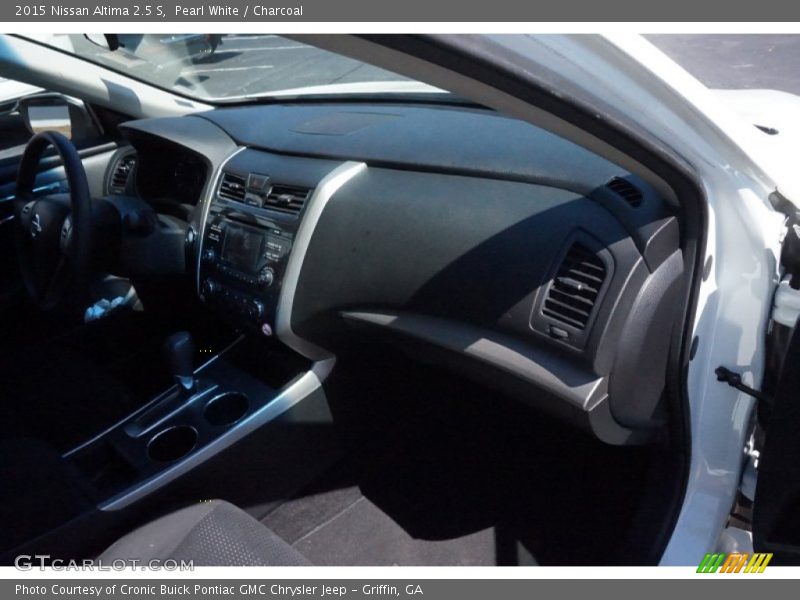 Pearl White / Charcoal 2015 Nissan Altima 2.5 S