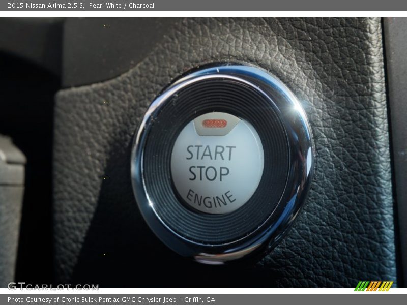 Pearl White / Charcoal 2015 Nissan Altima 2.5 S