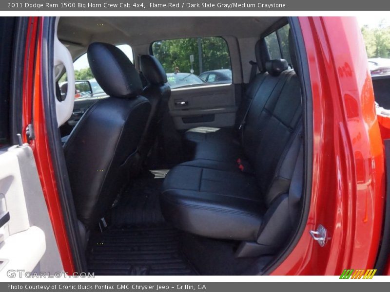 Flame Red / Dark Slate Gray/Medium Graystone 2011 Dodge Ram 1500 Big Horn Crew Cab 4x4