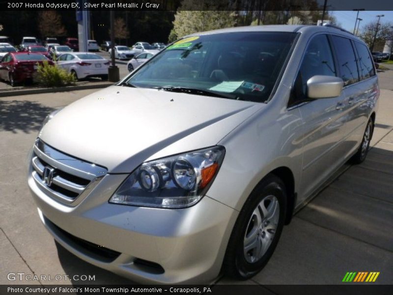 Silver Pearl Metallic / Gray 2007 Honda Odyssey EX