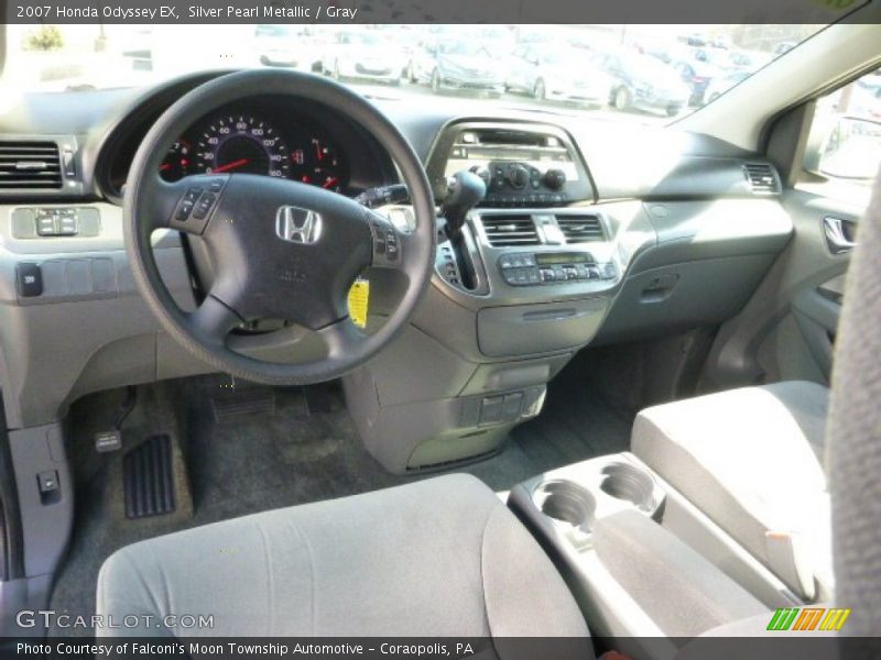 Silver Pearl Metallic / Gray 2007 Honda Odyssey EX