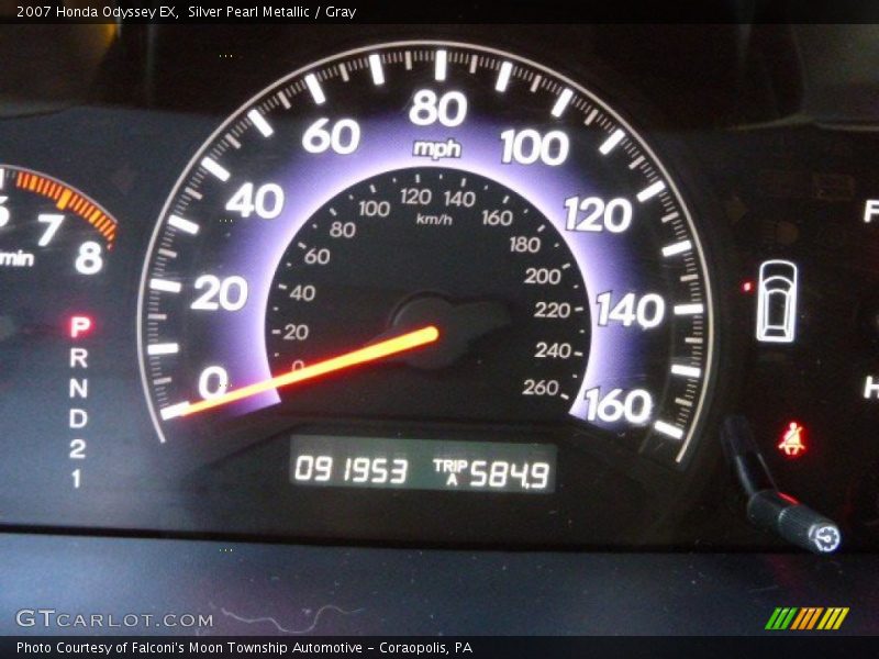 Silver Pearl Metallic / Gray 2007 Honda Odyssey EX
