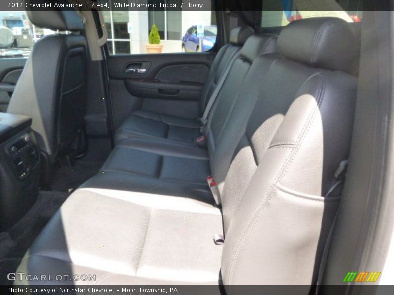 White Diamond Tricoat / Ebony 2012 Chevrolet Avalanche LTZ 4x4