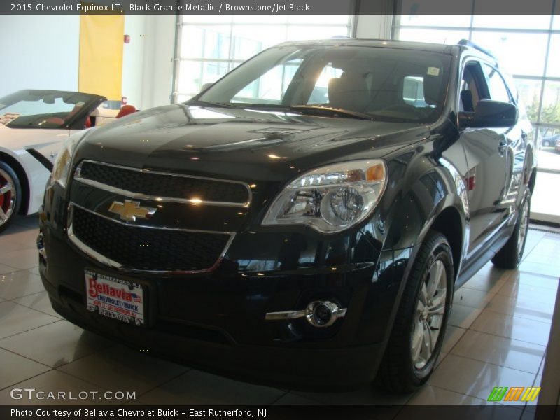 Black Granite Metallic / Brownstone/Jet Black 2015 Chevrolet Equinox LT