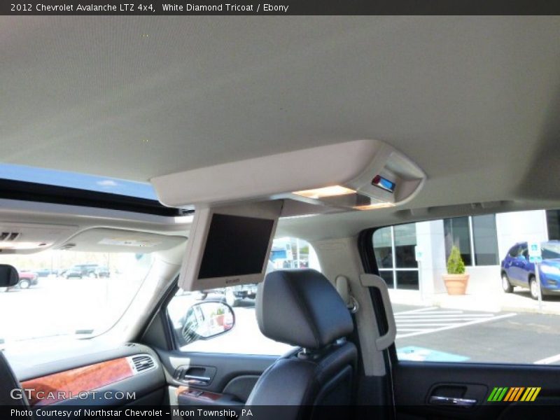 White Diamond Tricoat / Ebony 2012 Chevrolet Avalanche LTZ 4x4